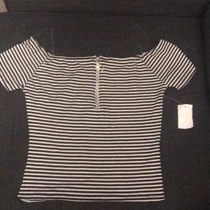 Charlotte Russe Crop, Over the Shoulder, Top